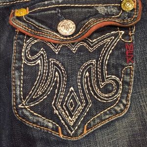 MEK Denim Boulder Boot Cut Jeans 32x34