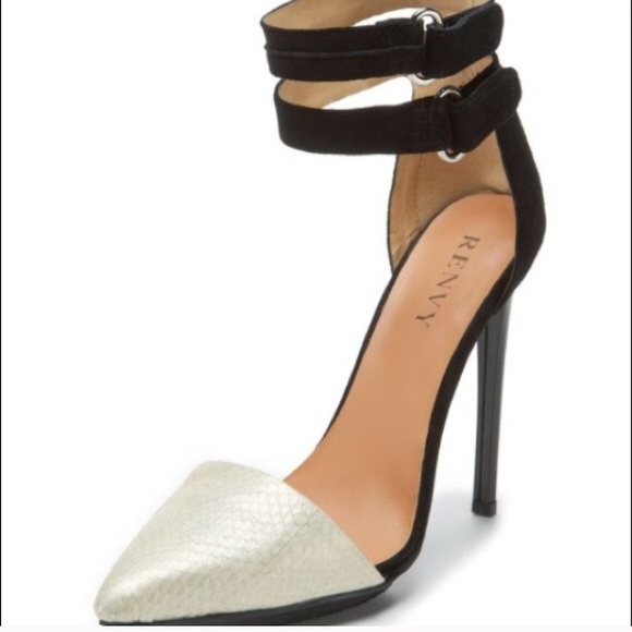 Renvy heels with ankle strap