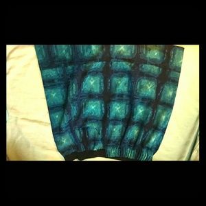 Chic Blue/Turquoise Knee Length Skirt