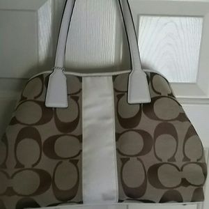 Ivory coach bag