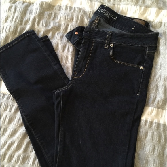 American Eagle Darkwash Skinny Jeans Sz 12