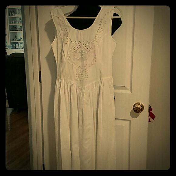 Vintage white dress