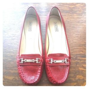 Alex Marie Women red loafers