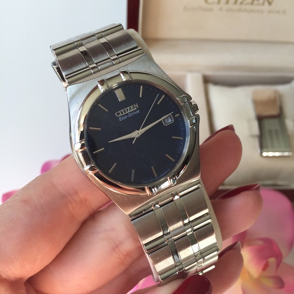 Citizen Accessories - New Citizen Eco Drive Watch and tie clip