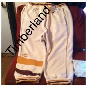 "NWT" Mens Ivory Timberland Sweat Pants Sz 3X