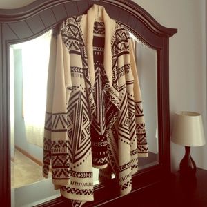 Aztec cardigan size Medium