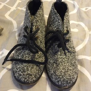 Tweed booties