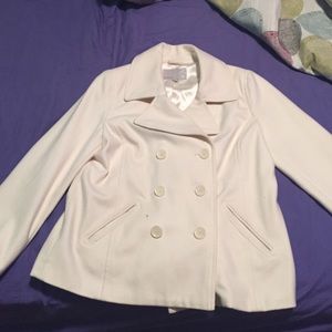 Old Navy Cream Peacoat