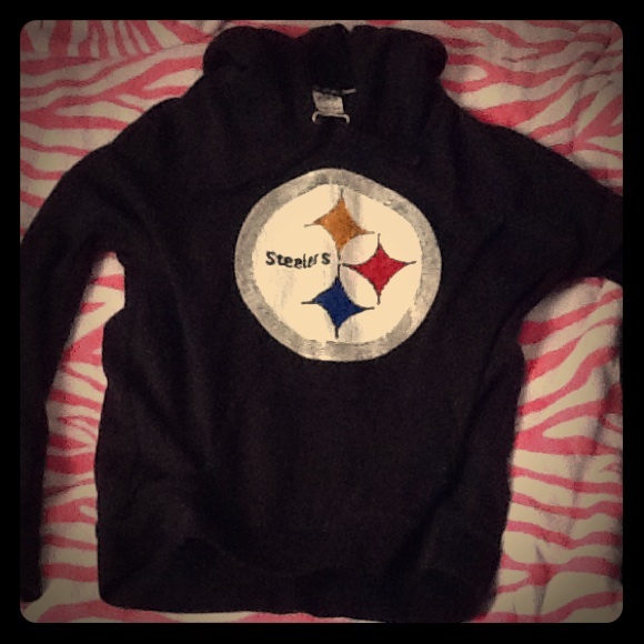 VS Pink Pittsburgh Steelers bling hoodie