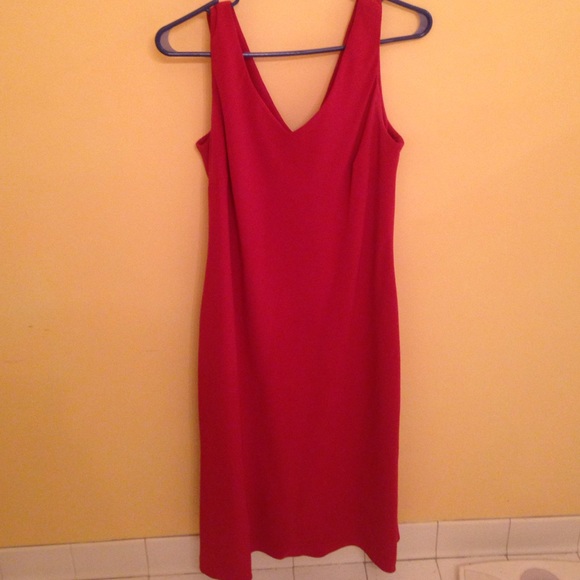Ralph Lauren red cocktail dress