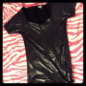 BKE black metallic top