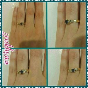 Tanzanite 14k gold ring