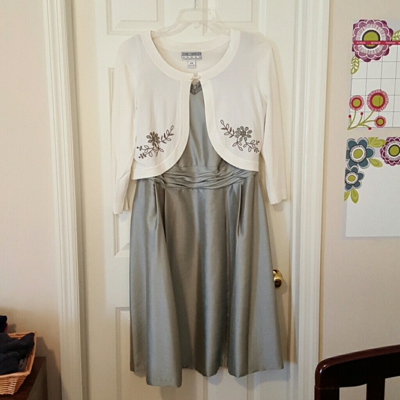 Jessica Howard Woman Shrug Cardi Dress Party 16W