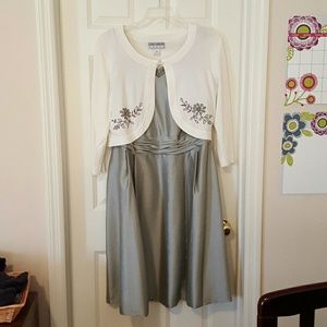 Jessica Howard Woman Shrug Cardi Dress Party 16W