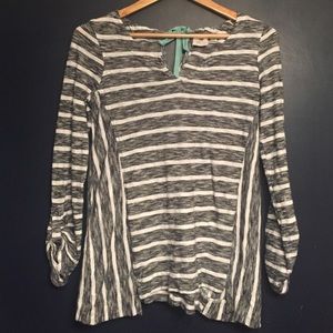 Anthropologie Striped Tunic