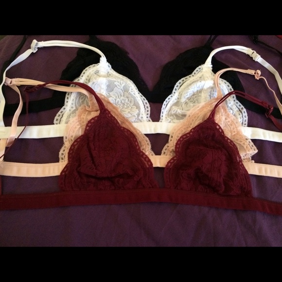 4 Lace Bralettes