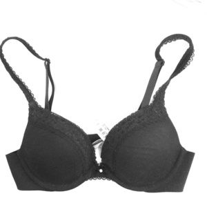 Black VS Push up bra