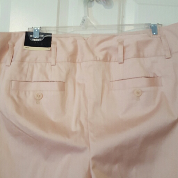 Lane Bryant Capri Crop Sateen Peach Pant 16 - Picture 3 of 3