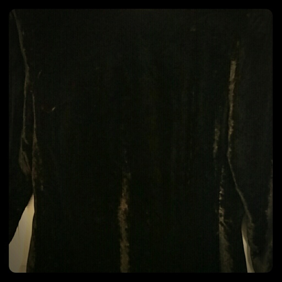 Vintage Black Velour Dress