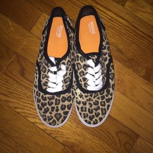 Leopard print sneakers