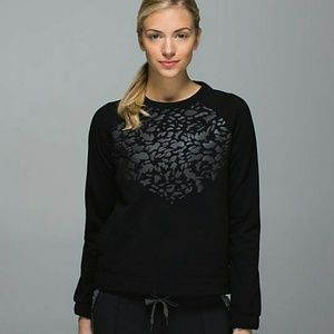 Lululemon snapshot crew pullover Size 4 Black