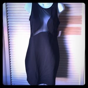 Mesh Black Dress