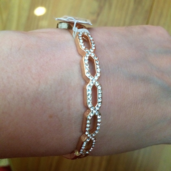 Charming Charlie Hinged Gemstone Bracelet - Picture 2 of 3