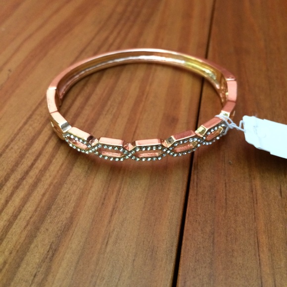 Charming Charlie Hinged Gemstone Bracelet - Picture 3 of 3