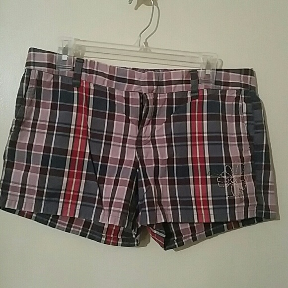 Plaid shorts