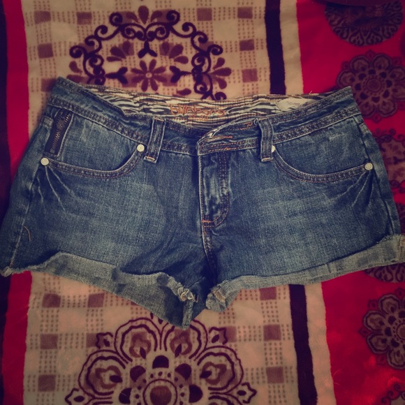 Denim shorts