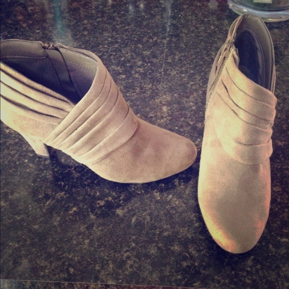 Suede ankle boots