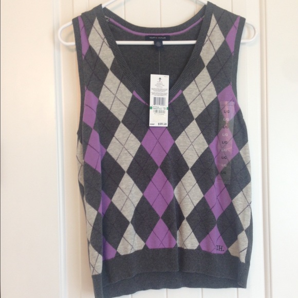 New Tommy Hilfiger sweater vest L