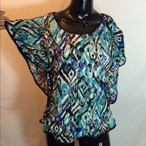 Cute Crochet Peplum Blouse