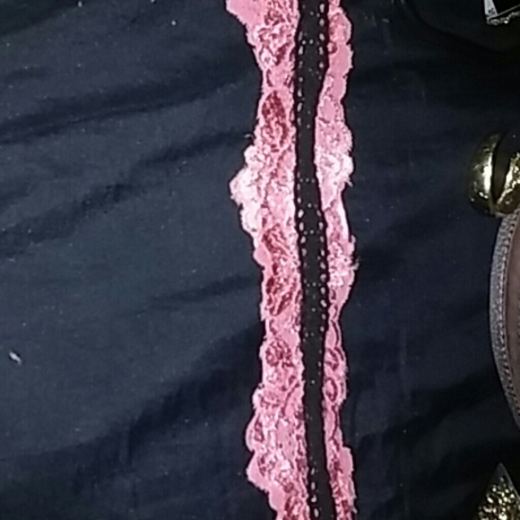 Pink and black headbands two