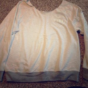 Victoria secret pink crew neck sweatshirt