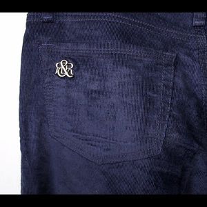 R&R Corduroy Blue Jeans