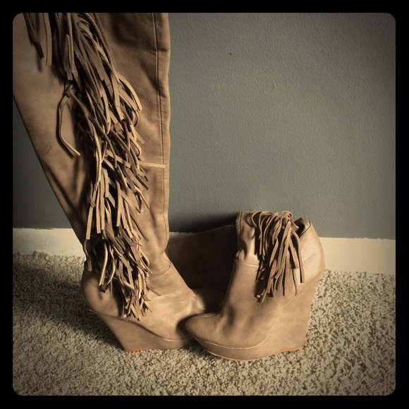 Colin Stuart Fringe Boots