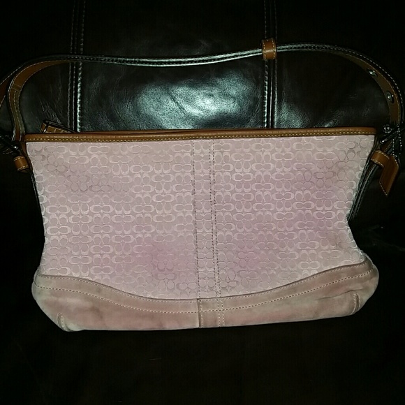 Authentic Pink Coach Shoulder Bag