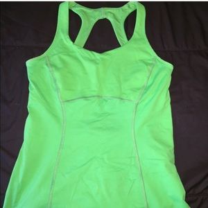 Flash sale 🎉🎉! Neon green Lululemon bra top