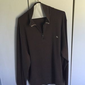 New Burberry half zip sweatshirt
