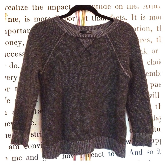 Aqua cashmere sweater