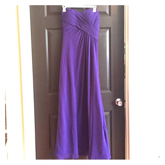 Purple Bill Levkoff bridesmaid dress Sz. 8