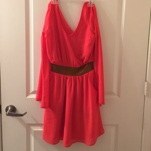 Coral dress