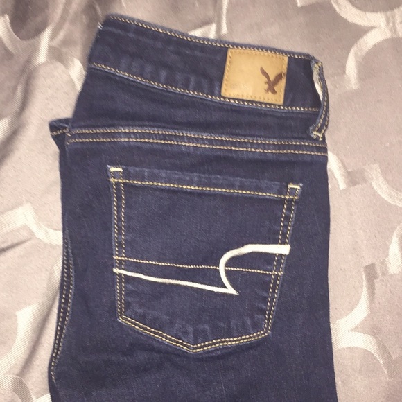 American eagle skinny jeans dark wash