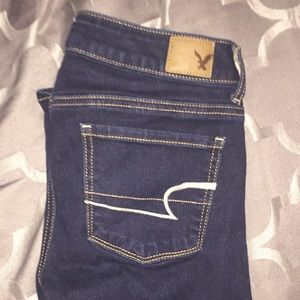 American eagle skinny jeans dark wash