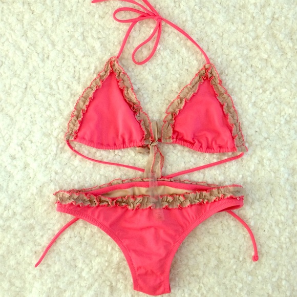 VS coral bikinis