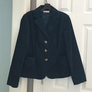 Corduroy Teal Blazer. Perfect condition.