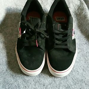 NWOT Black checkered Vans