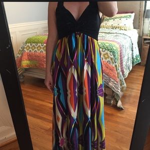 Rubber ducky maxi dress small