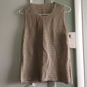 Tank top sweater
